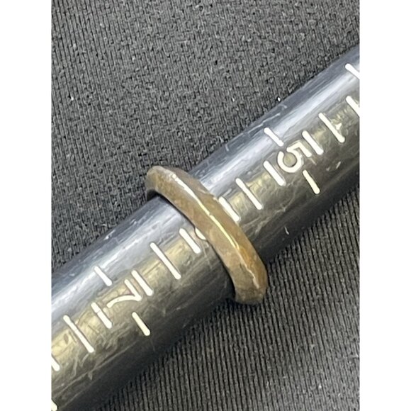 The Passion of Christ Tested Silver Signed BSD Isaiah 53:5 Size 6 Nail Ring - Picture 2 of 14